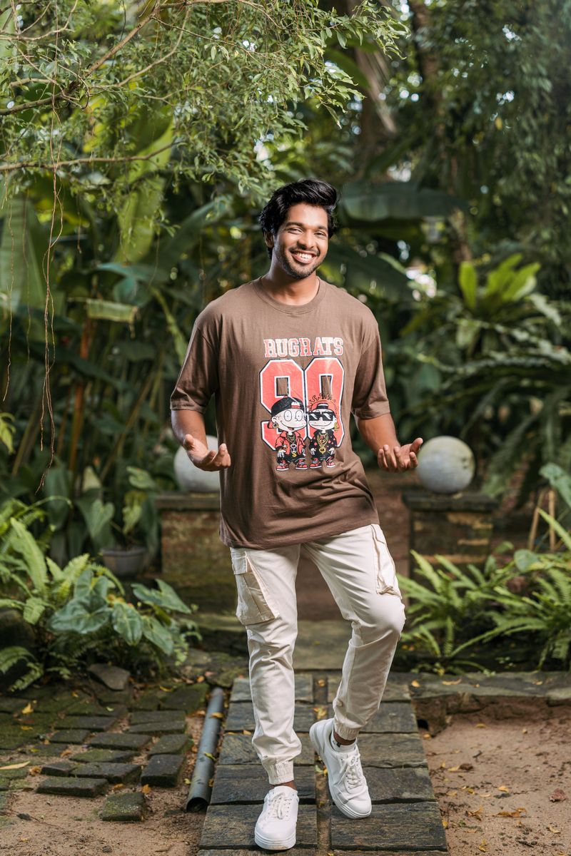 Men’s “Rugrats 99” Graphic T- Shirt – 90s HipHop Aesthetic