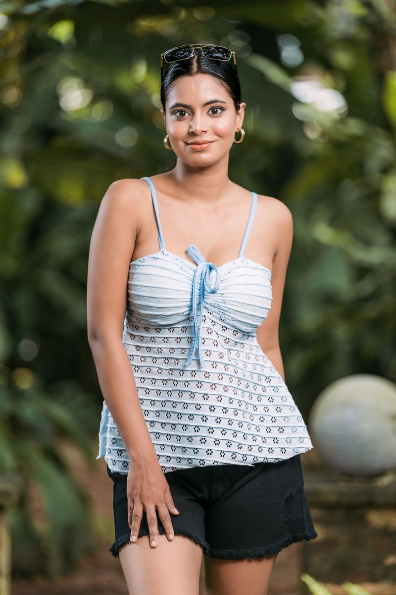 Summer Flirt – Ruched - Sweetheart Neckline – Top